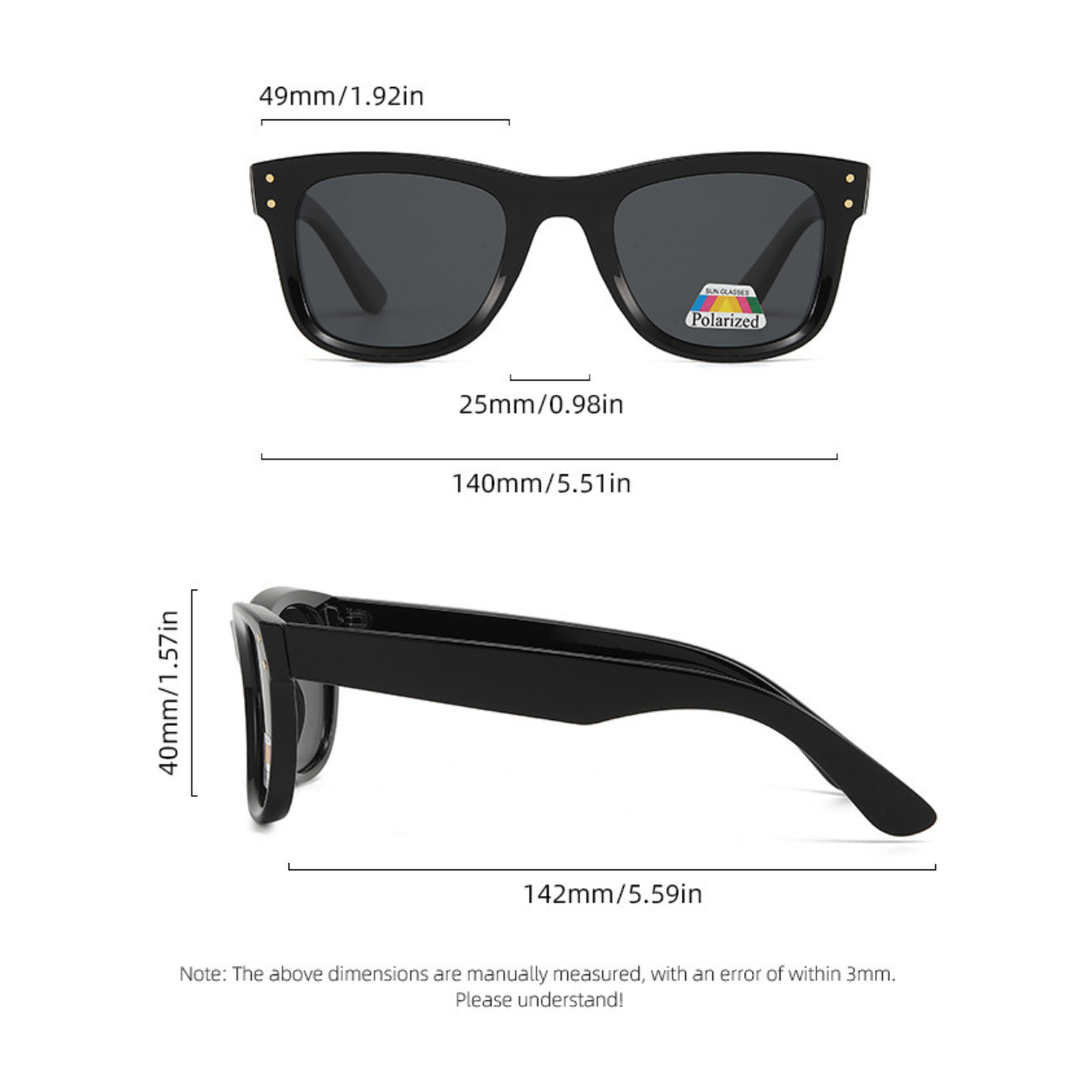 Lentes Gafas De Sol estilo Jack Polarizados Unisex