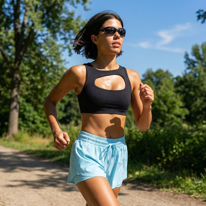 Short Deportivo Running para Mujer color Turquesa