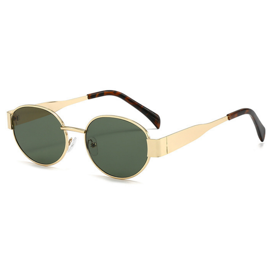 Gafas Lentes de Sol Vintage Estilo Celine Lente Verde