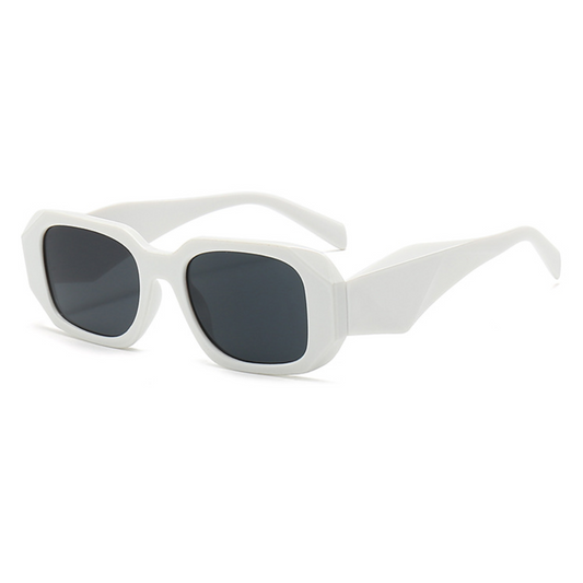 Gafas Lentes de Sol Facheras Polarizadas Estilo Prada Blanco