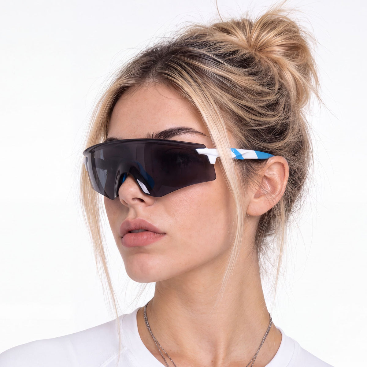 Lentes Gafas De Sol estilo Kato Ciclismo Outdoor Blanco UV400