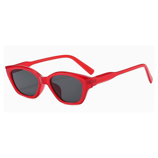 Lentes Gafas De Sol Retro Ojo de Gato Rojo