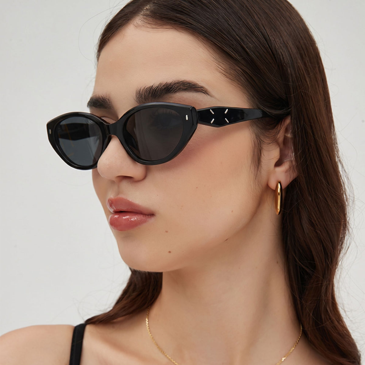 Gafas Lentes de Sol Retro Ojo de Gato Polarizadas