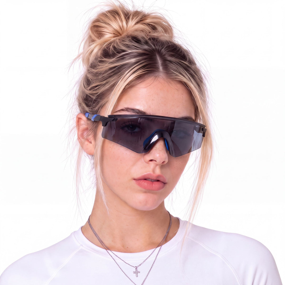 Lentes Gafas De Sol estilo Kato Ciclismo Outdoor Negro UV400