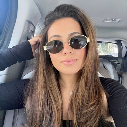 Gafas Lentes de Sol Vintage Estilo Celine Lente Negro