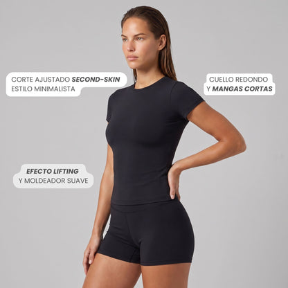 Polera Deportiva Segunda Piel Ajustada