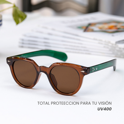 Lentes Gafas De Sol Retro Ovaladas Hombre Mujer Unisex
