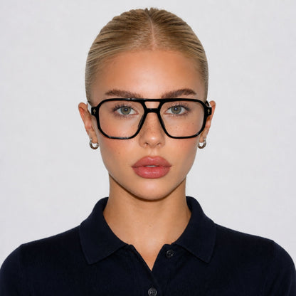 Lentes Armazon Optico Retro Piloto