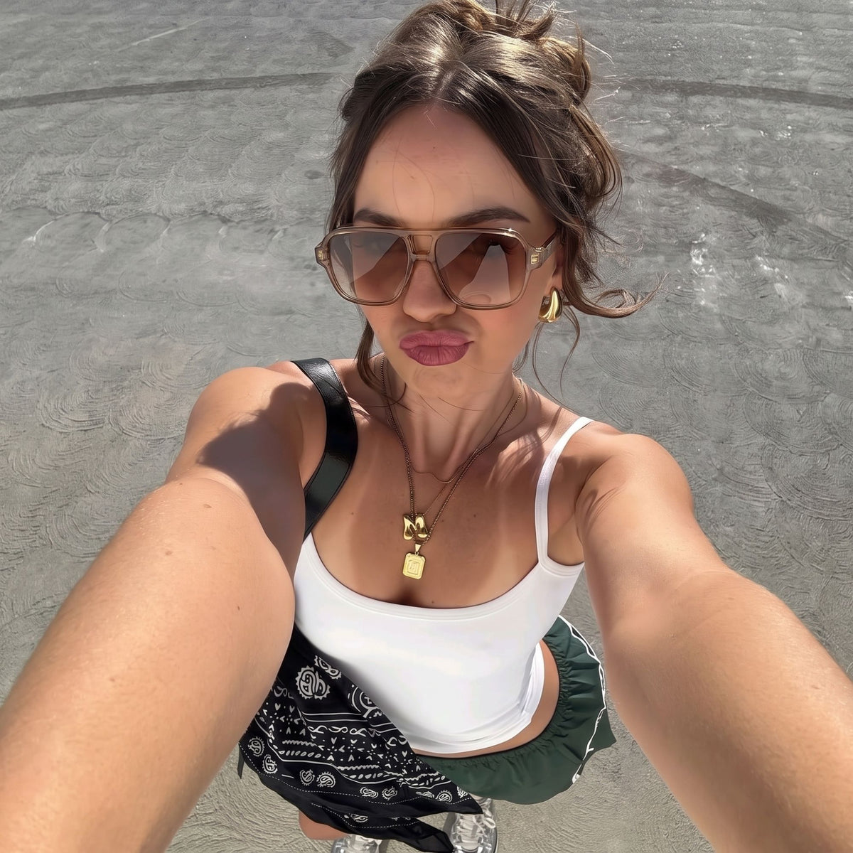 Gafas Lentes de Sol Retro Estilo Aviador Piloto