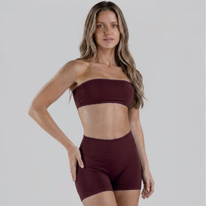 Crop Top Deportivo Espalda Abierta varios colores