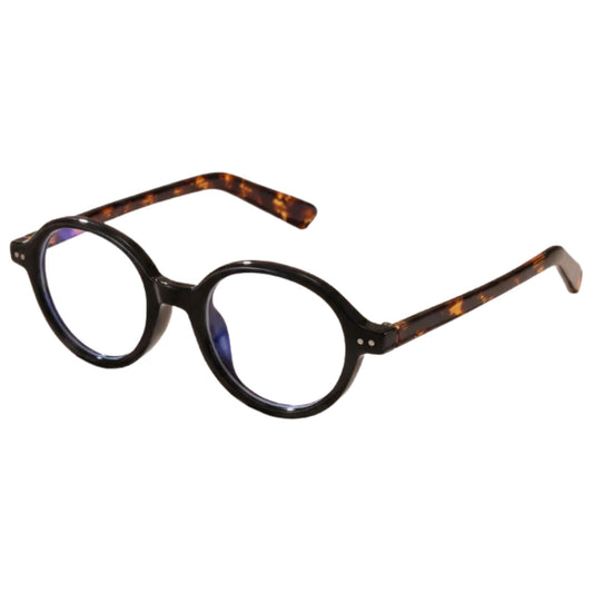 Lentes Armazón Óptico Filtro Azul Retro  Hailey Negro