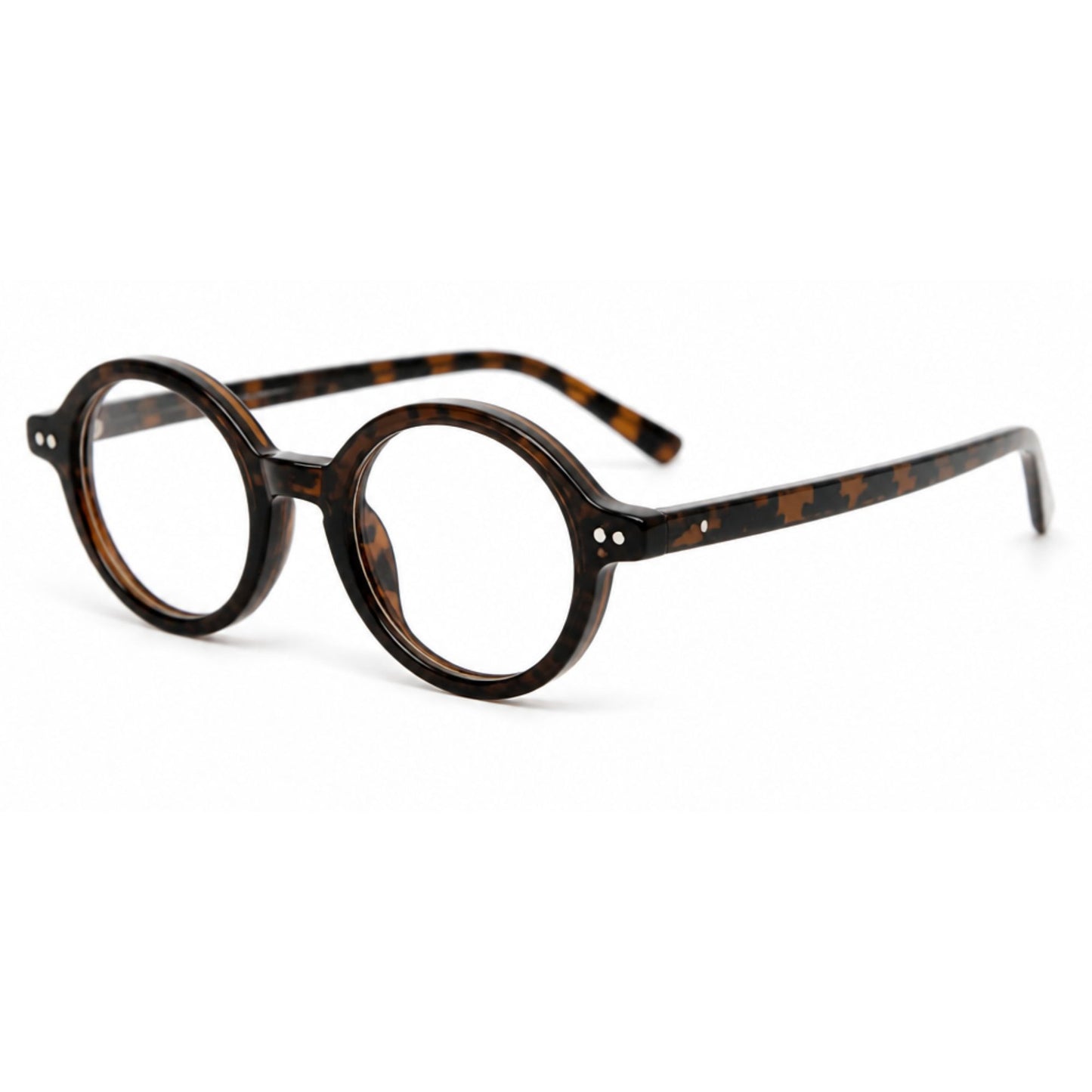 Lentes Armazón Óptico Filtro Azul Retro  Hailey Animal Print